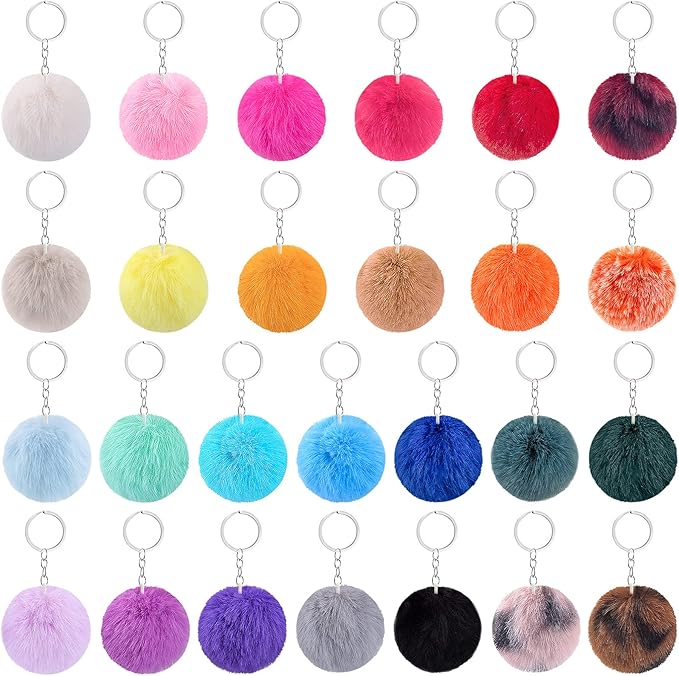 Mystery Pom Pom Key Ring
