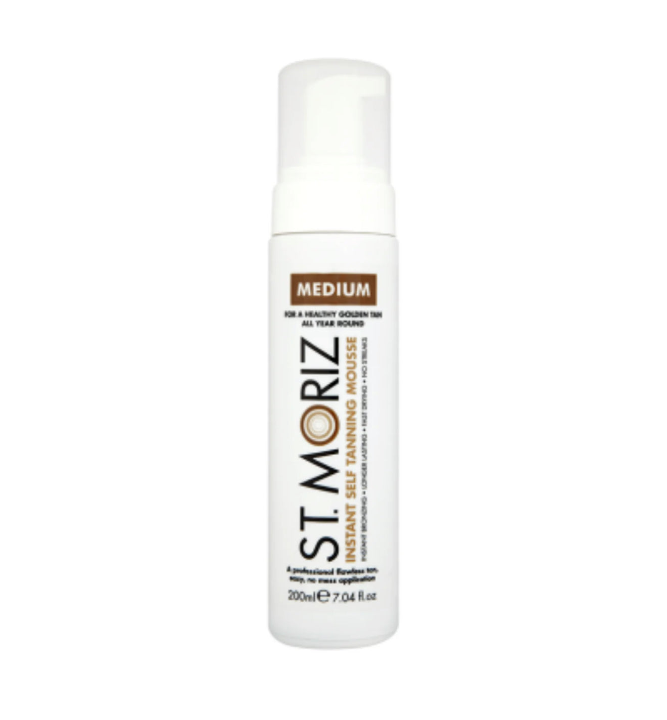 ST MORIZ INSTANT SELF TANNING MOUSSE MEDIUM 200ML