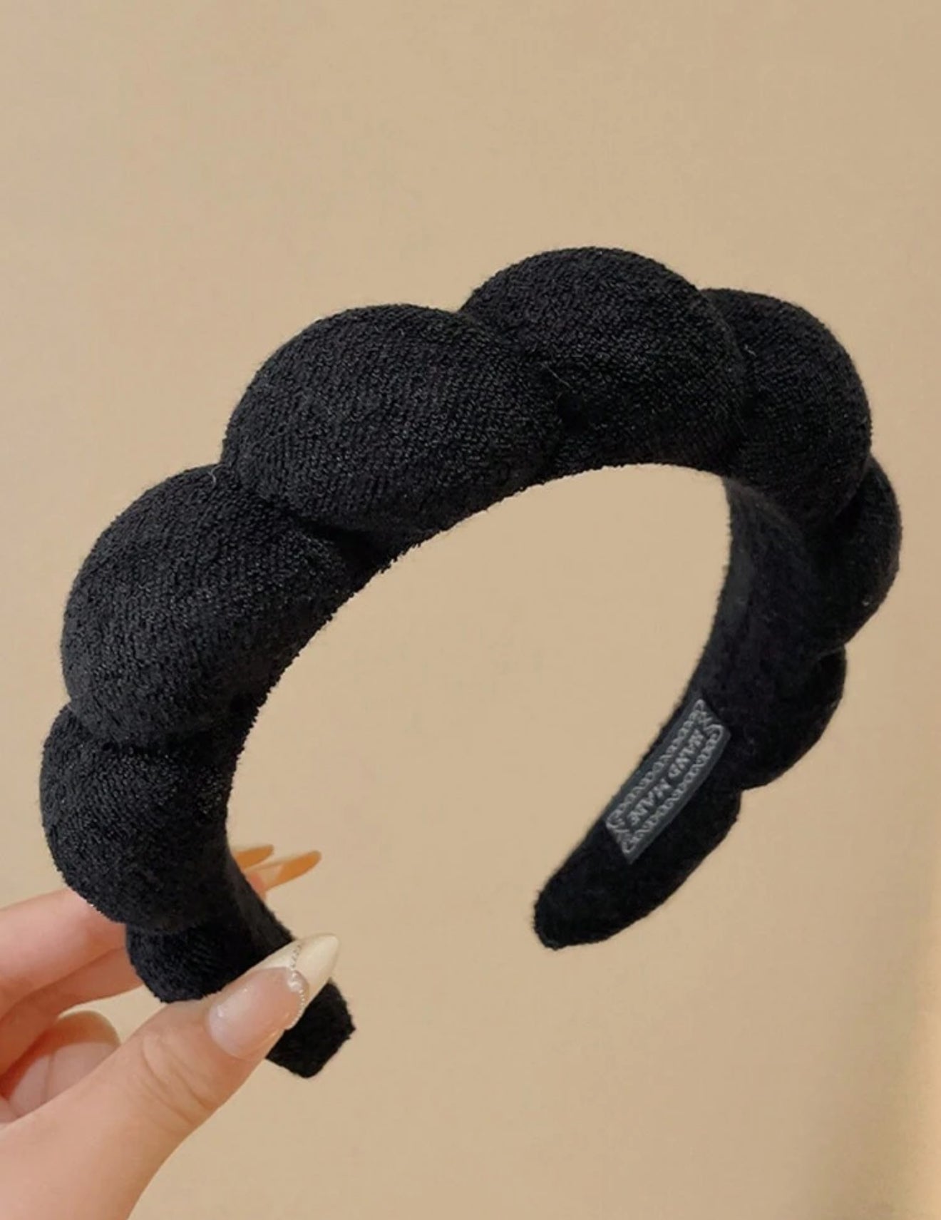 3pcs headband set - black, brown & white