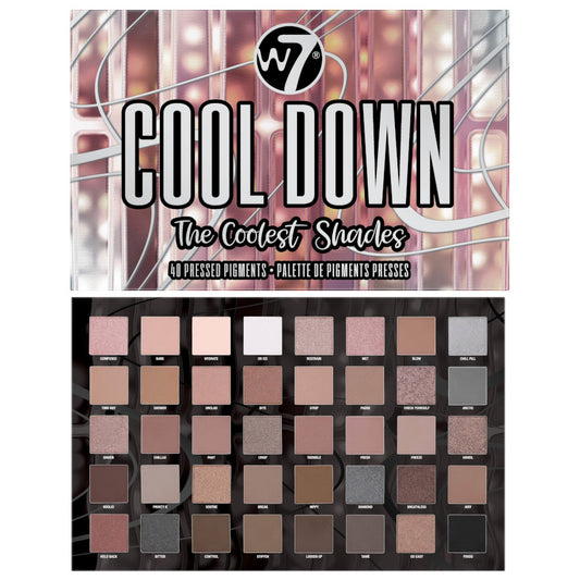 W7 Cool Down The Coolest Shades Pressed Pigment Palette