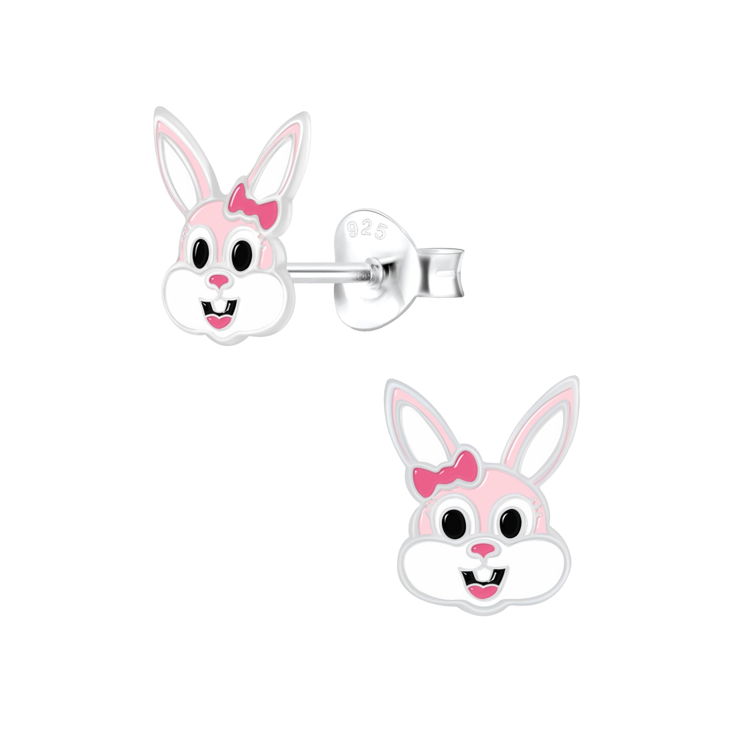 Sterling Silver Bunny Ear Studs