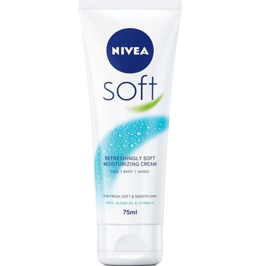 Nivea Soft Moisturising Cream for Face, Hand and Body 75ml